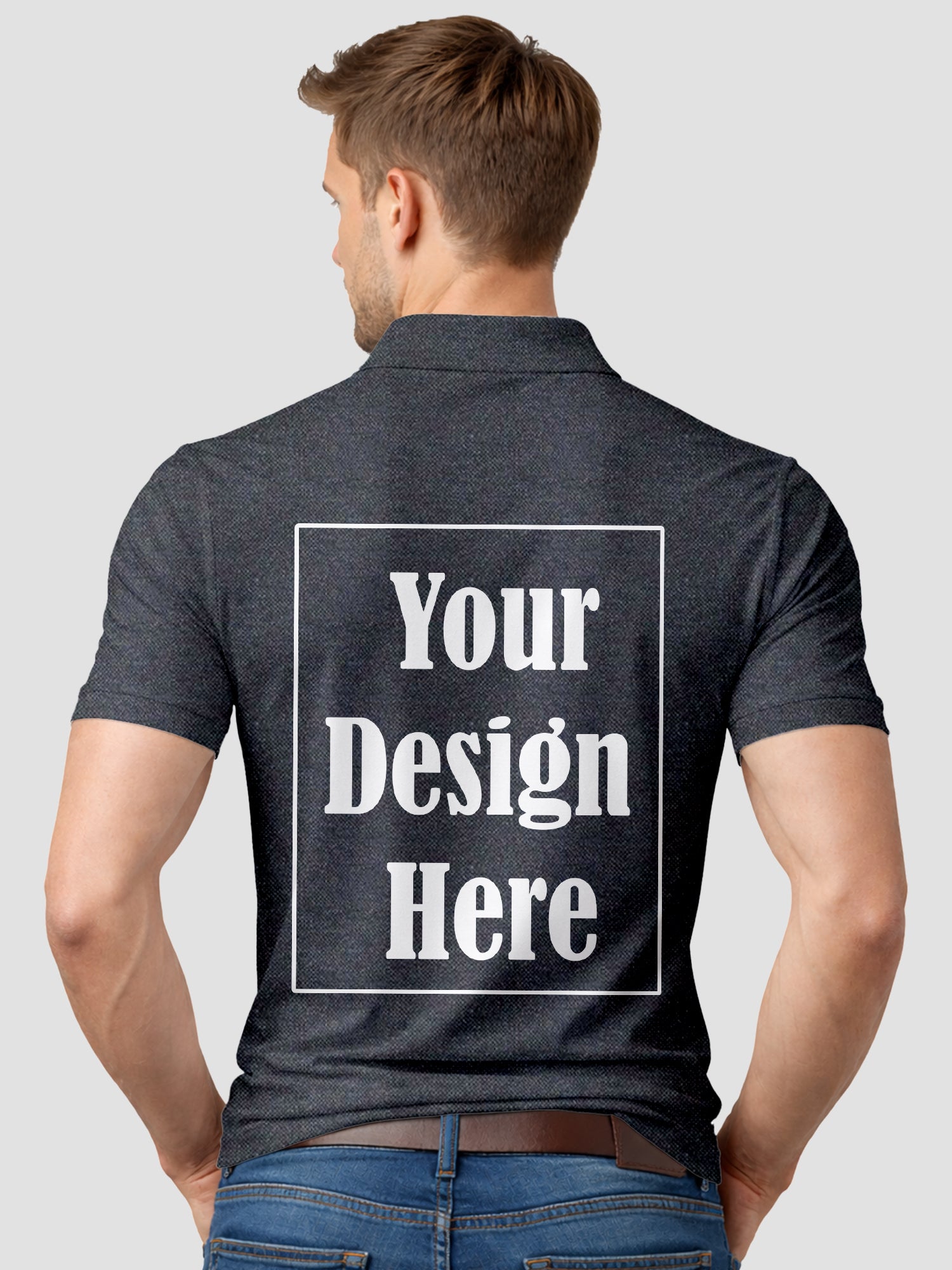 Men Custom Polo T Shirt Premium Cotton Collared T Shirt