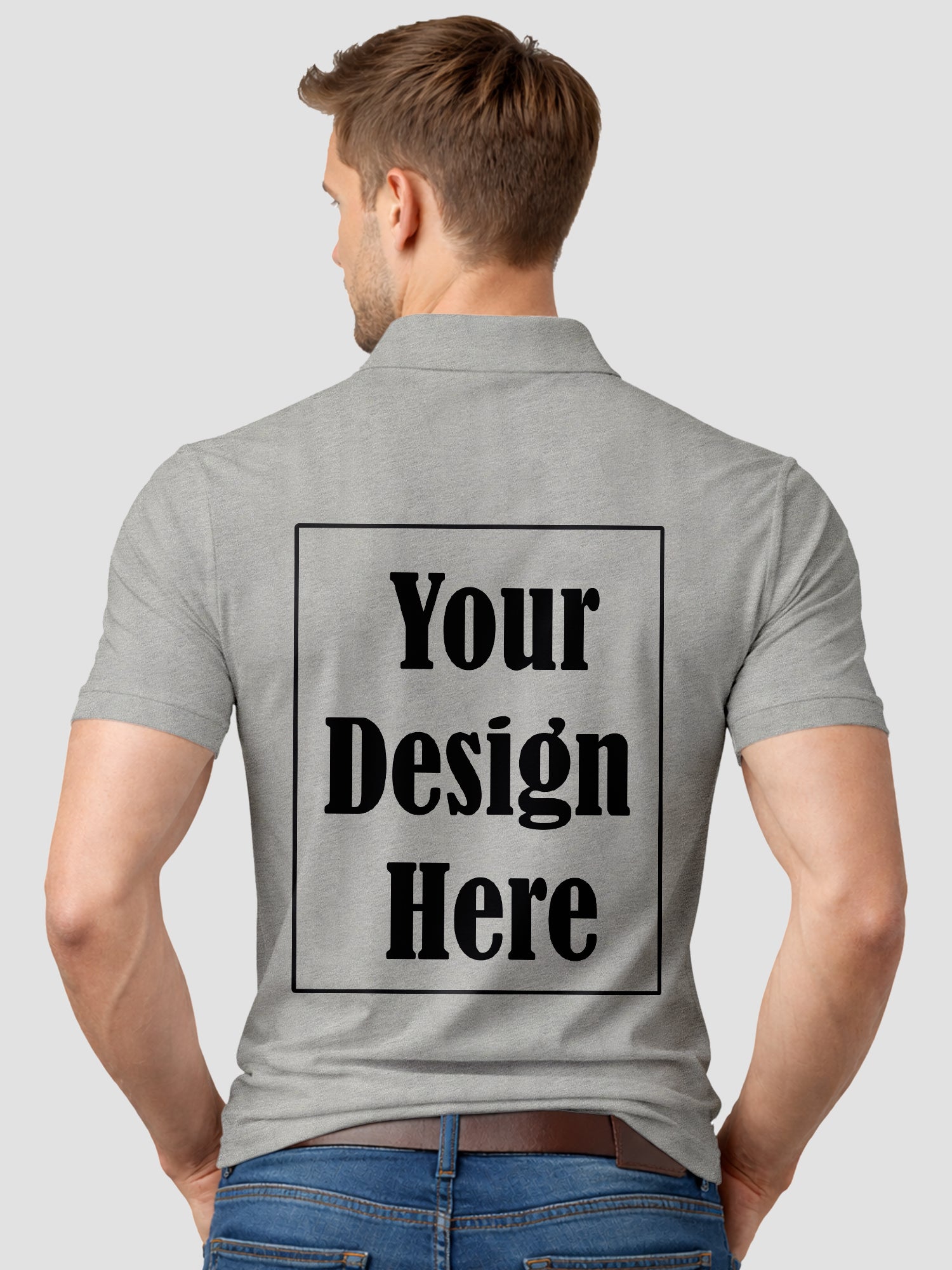 Men Custom Polo T Shirt Premium Cotton Collared T Shirt