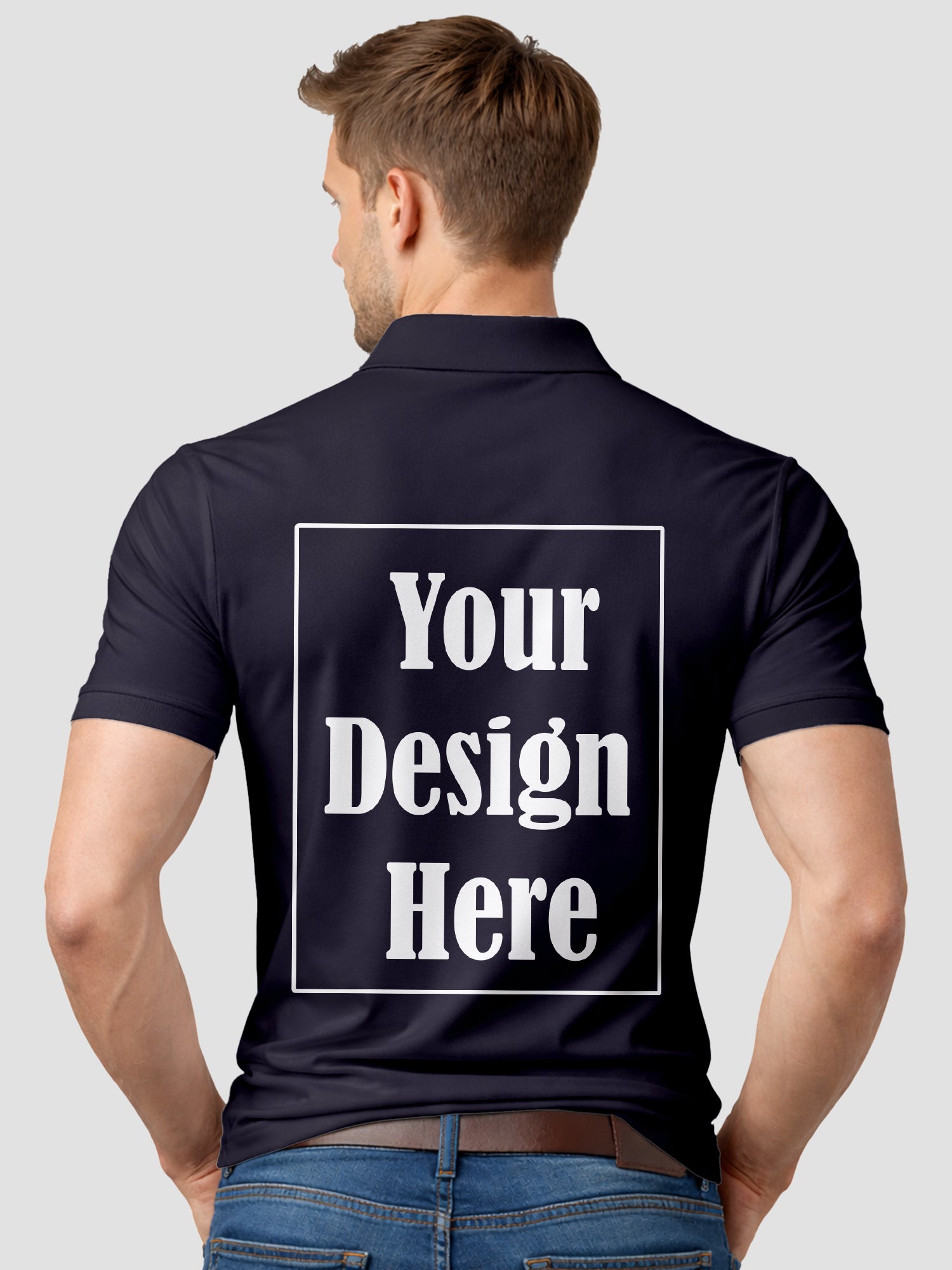 Men Custom Polo T Shirt Premium Cotton Collared T Shirt
