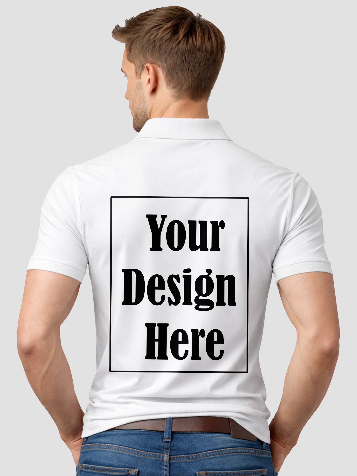 Men Custom Polo T Shirt Premium Cotton Collared T Shirt