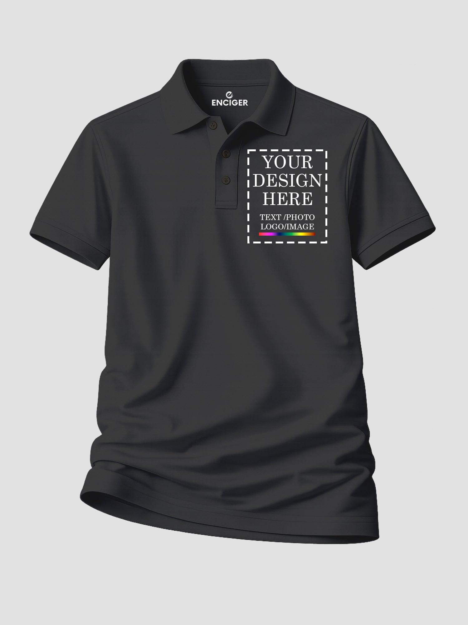 Women Custom Polo T Shirt Personalized Name Logo Print Premium Collared T Shirt