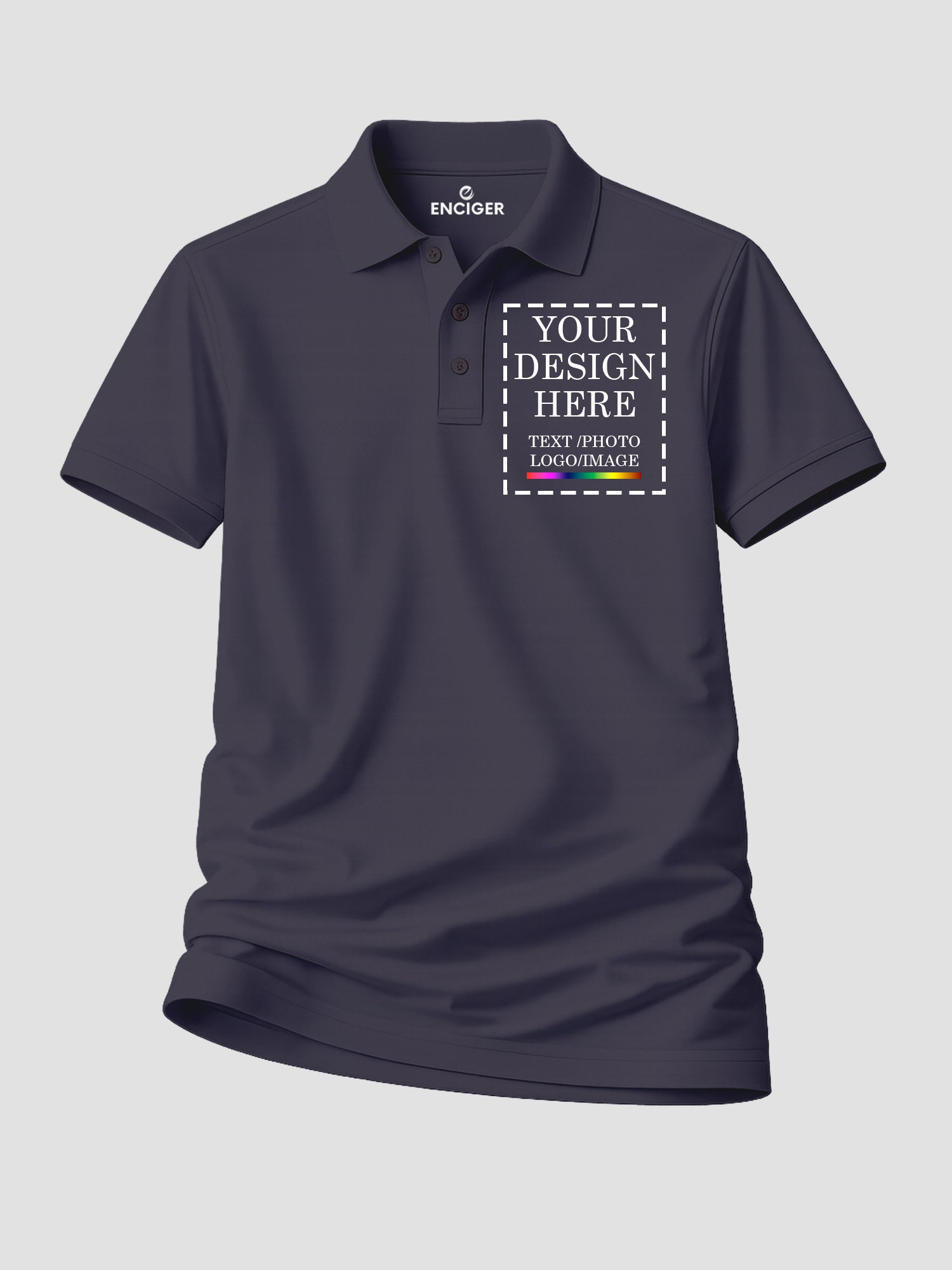 Women Custom Polo T Shirt Personalized Name Logo Print Premium Collared T Shirt