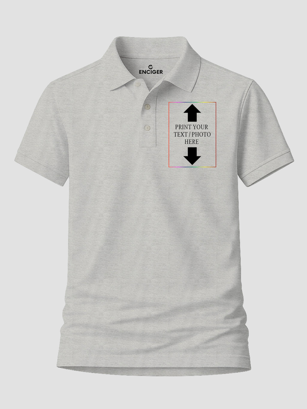 Women Custom Polo T Shirt Front Back Print Personalised Logo Text Photo Polo