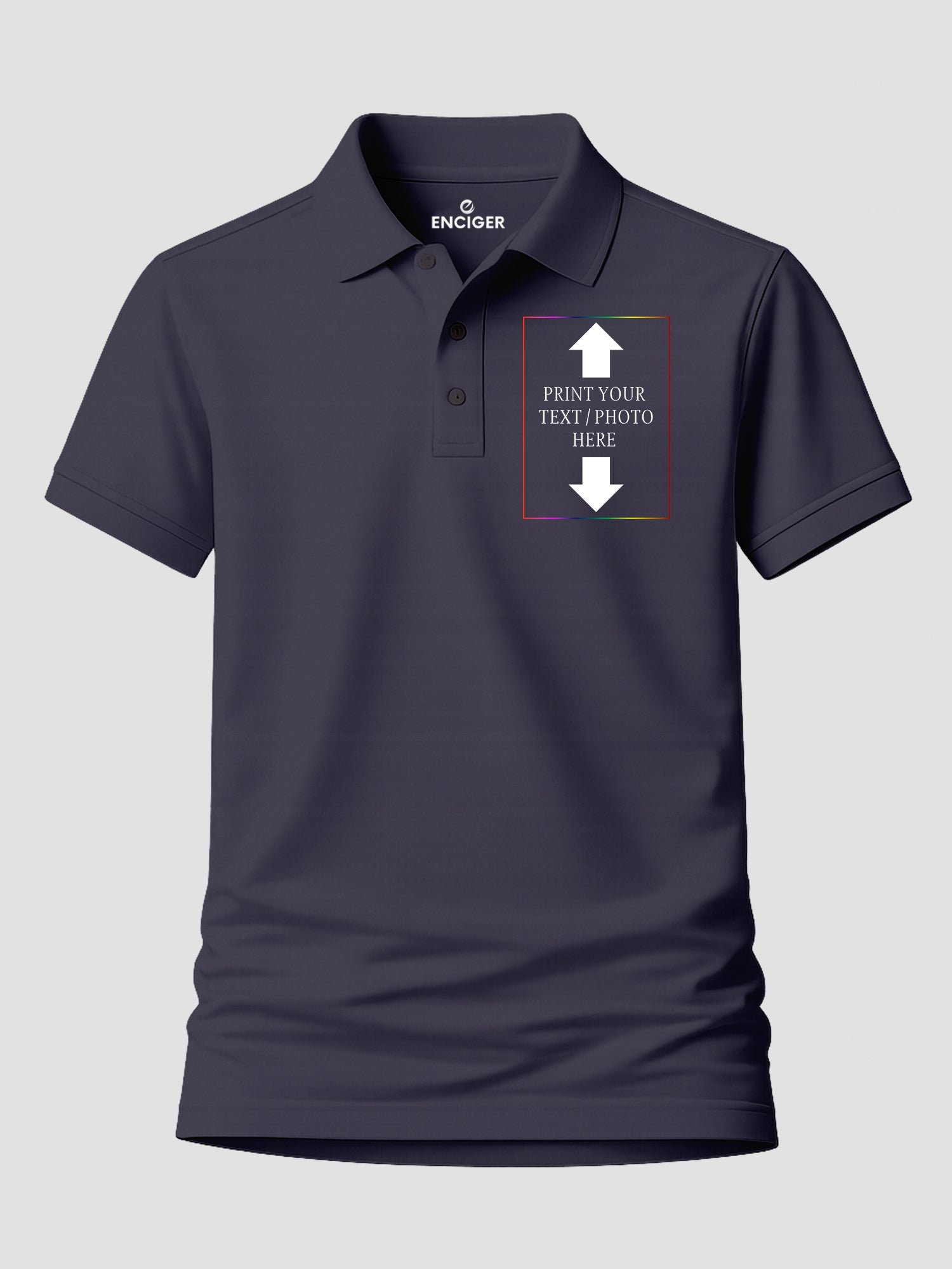 Women Custom Polo T Shirt Front Back Print Personalised Logo Text Photo Polo