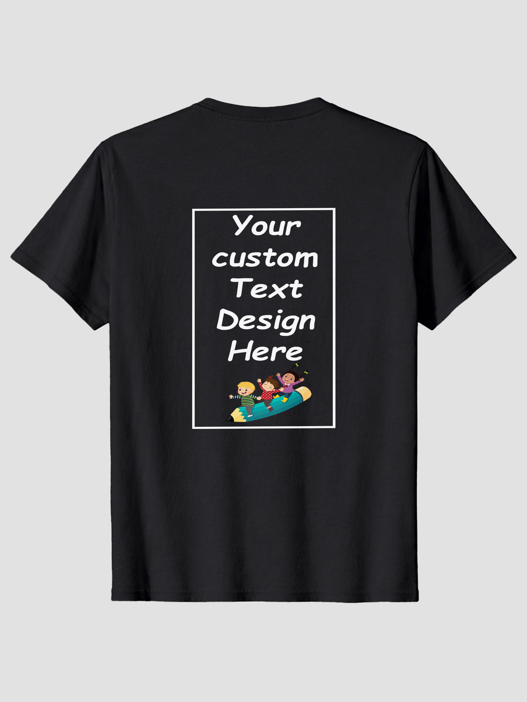 Boys-Custom-Printed-T-Shirt-Personalised-Text-Design-Tee-for-Kids-CTRB3