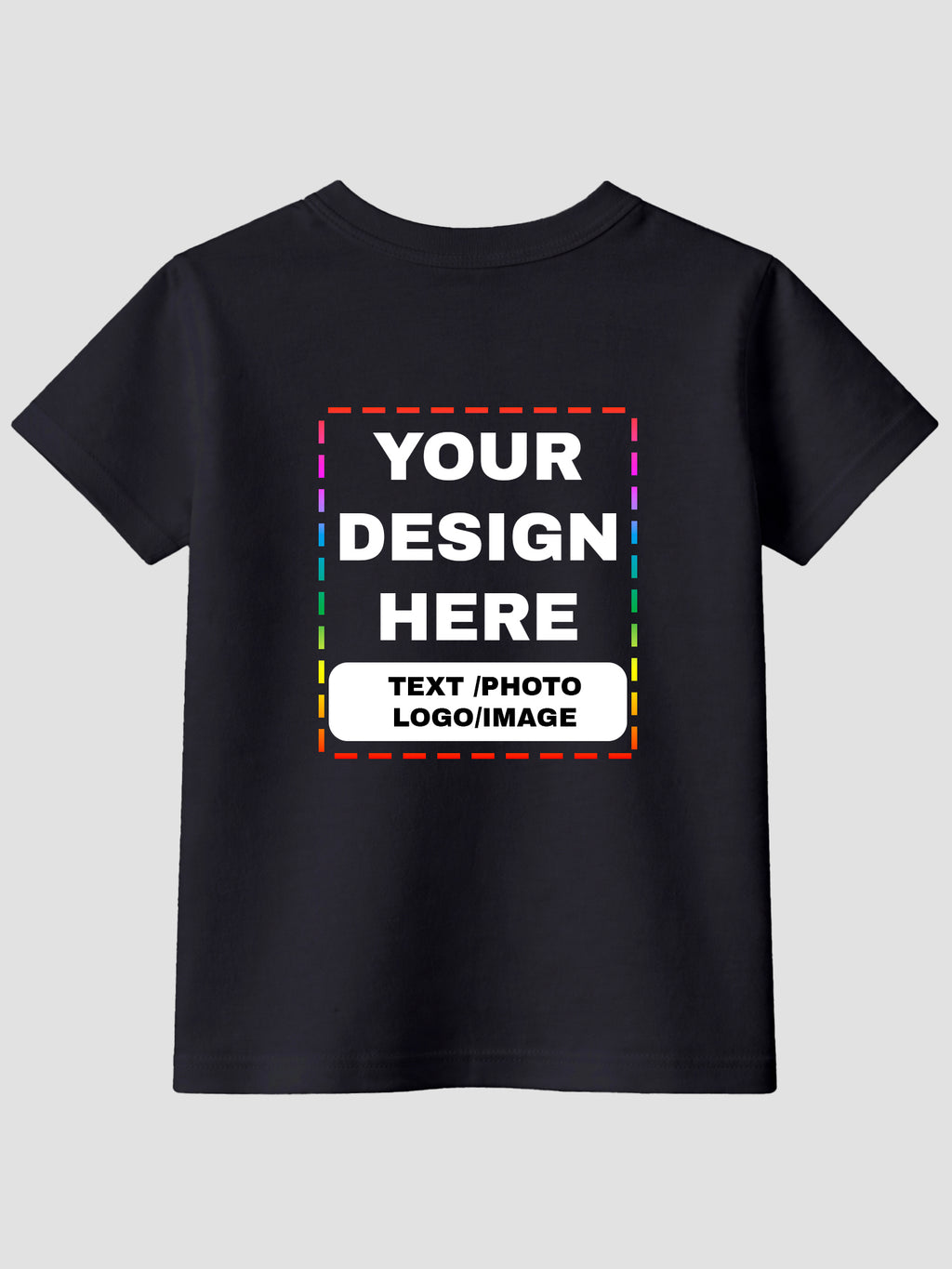 Girls-Custom-Printed-T-Shirt-Personalised-Text,-Photo-or-Logo-CTRG3