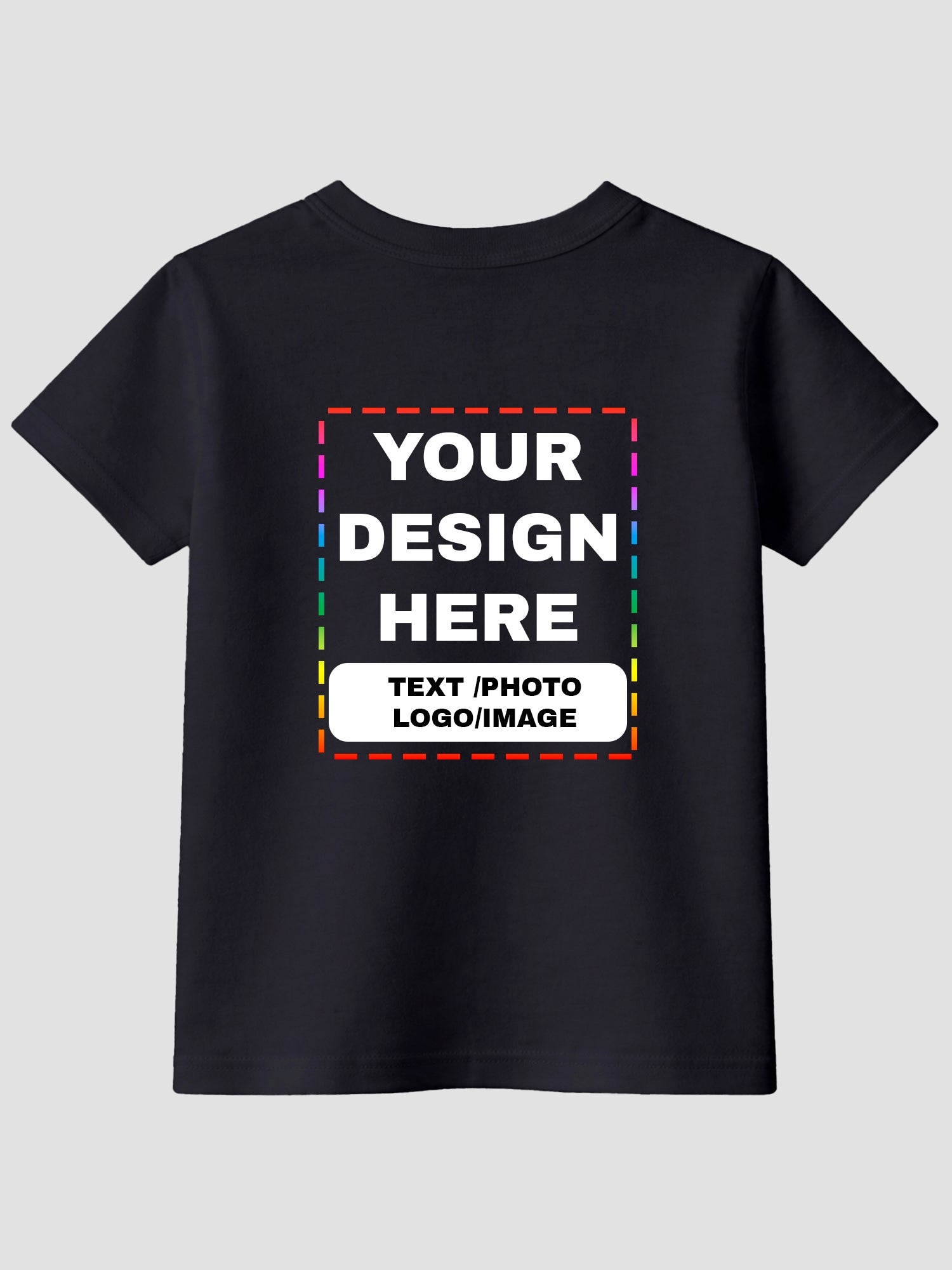 Girls-Custom-Printed-T-Shirt-Personalised-Text,-Photo-or-Logo-CTRG3