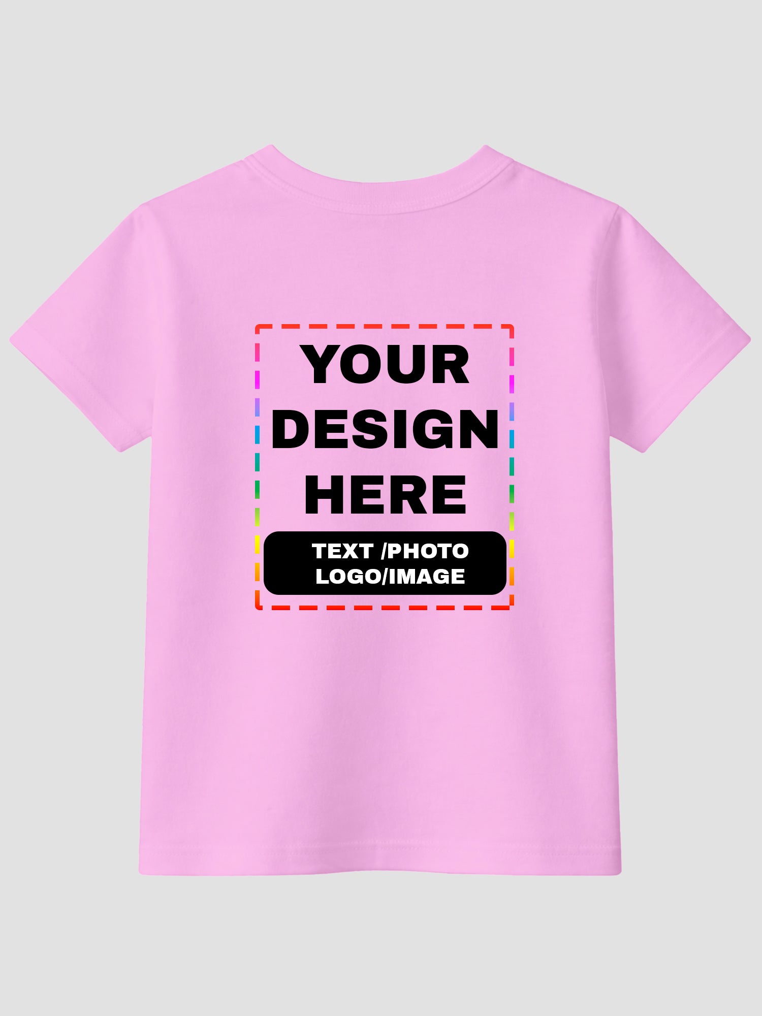 Girls-Custom-Printed-T-Shirt-Personalised-Text,-Photo-or-Logo-CTRG3