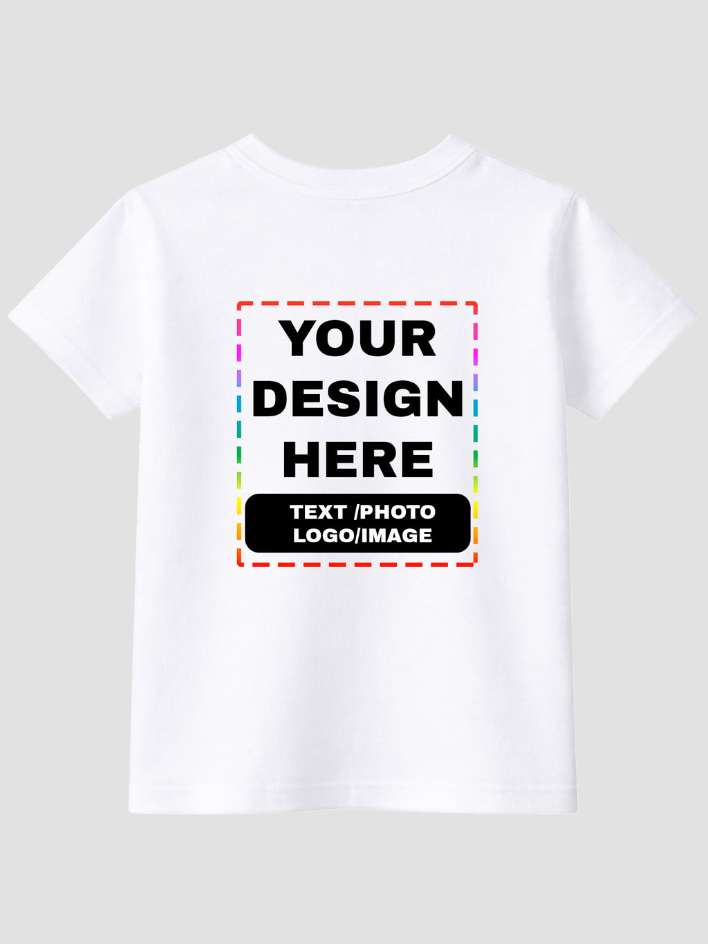 Girls-Custom-Printed-T-Shirt-Personalised-Text,-Photo-or-Logo-CTRG3