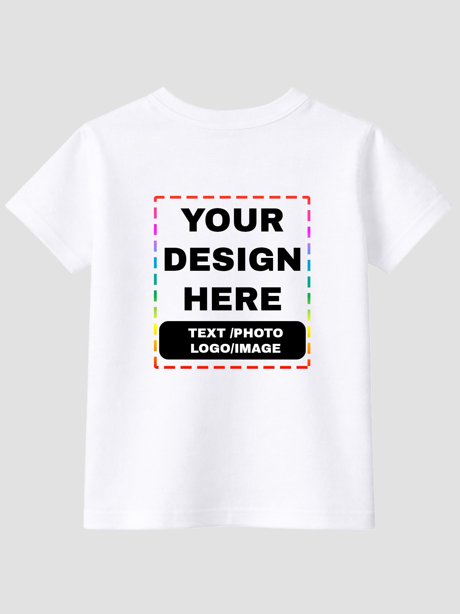 Girls-Custom-Printed-T-Shirt-Personalised-Text,-Photo-or-Logo-CTRG3