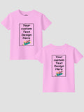 Girls-Custom-Printed-T-Shirt-Front-Back-Personalised-Design-CTRG4-(Pink)