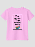 Girls-Custom-Printed-T-Shirt-Front-Back-Personalised-Design-CTRG4-(Pink)