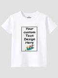 Girls-Custom-Printed-T-Shirt-Front-Back-Personalised-Design-CTRG4-White