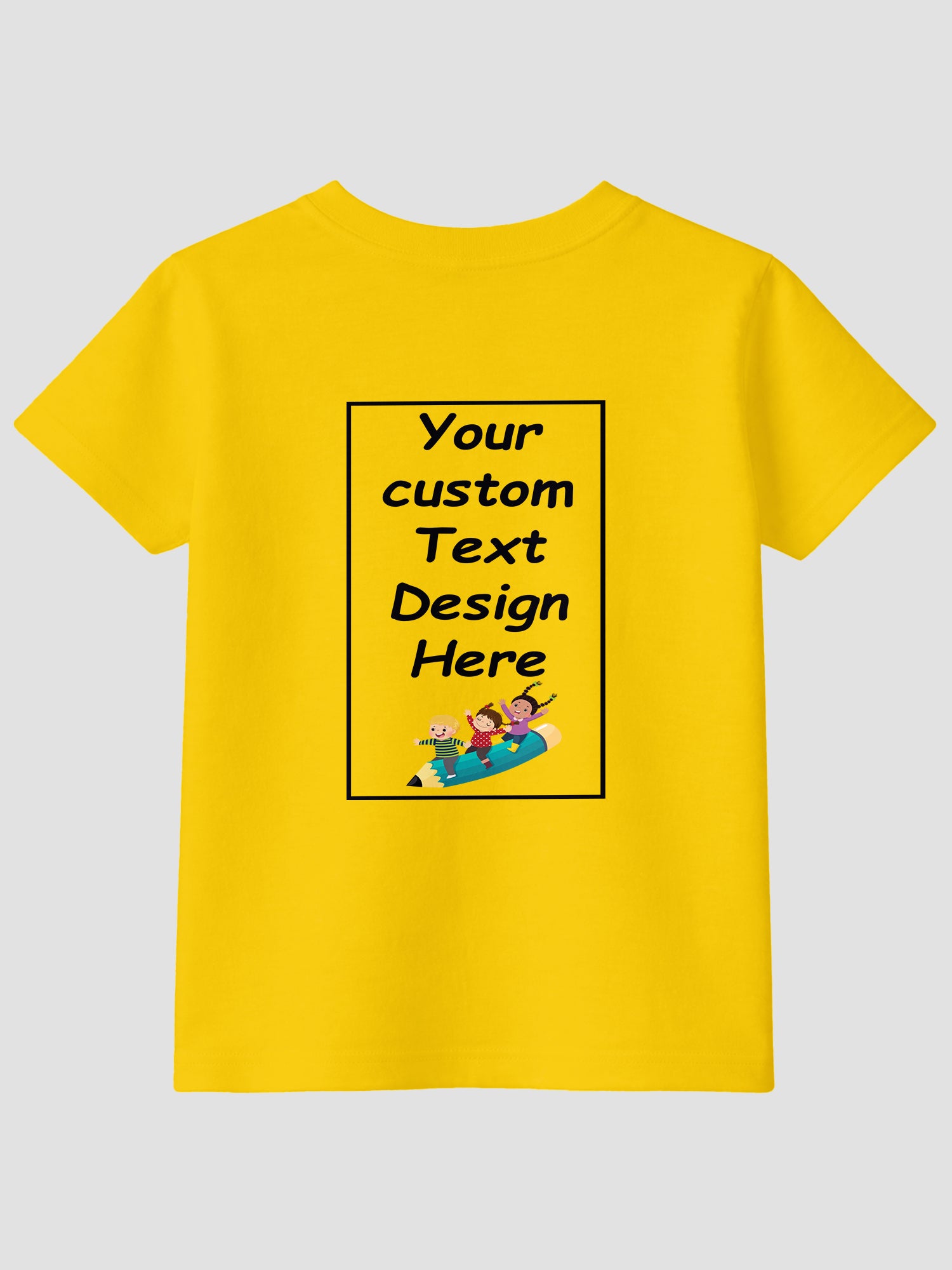 Girls-Custom-Printed-T-Shirt-Front-Back-Personalised-Design-CTRG4