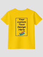 Girls-Custom-Printed-T-Shirt-Front-Back-Personalised-Design-CTRG4-Yellow