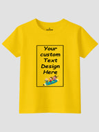Girls-Custom-Printed-T-Shirt-Front-Back-Personalised-Design-CTRG4-(Yellow)