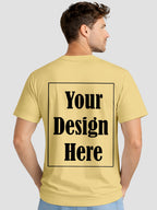 Men Custom Printed T Shirt Front & Back Print Personalized Design