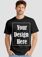 Men Custom Printed T Shirt Front & Back Print Personalized Design