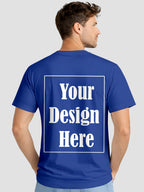Men Custom Printed T Shirt Front & Back Print Personalized Design
