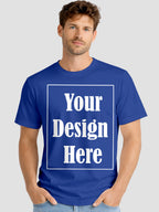 Men Custom Printed T Shirt Front & Back Print Personalized Design