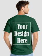 Men Custom Printed T Shirt Front & Back Print Personalized Design