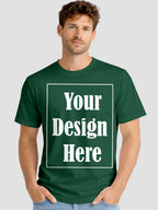 Men Custom Printed T Shirt Front & Back Print Personalized Design