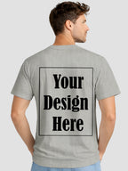 Men Custom Printed T Shirt Front & Back Print Personalized Design