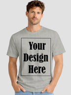 Men Custom Printed T Shirt Front & Back Print Personalized Design