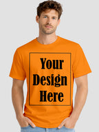 Men Custom Printed T Shirt Front & Back Print Personalized Design