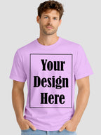 Men Custom Printed T Shirt Front & Back Print Personalized Design