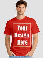 Men Custom Printed T Shirt Front & Back Print Personalized Design