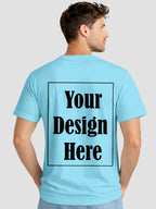 Men Custom Printed T Shirt Front & Back Print Personalized Design