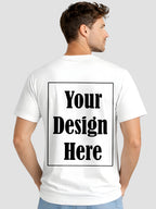 Men Custom Printed T Shirt Front & Back Print Personalized Design