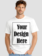 Men Custom Printed T Shirt Front & Back Print Personalized Design