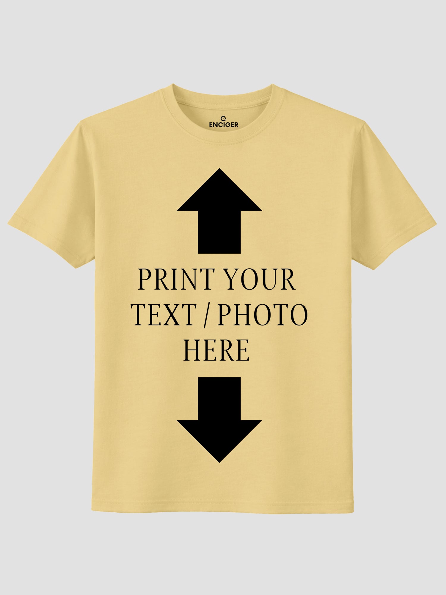 Men Custom Printed T Shirt Personalized Text & Photo Print