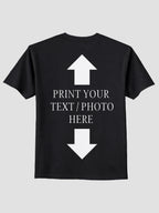 Men Custom Printed T Shirt Personalized Text & Photo Print