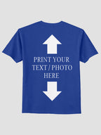 Men Custom Printed T Shirt Personalized Text & Photo Print