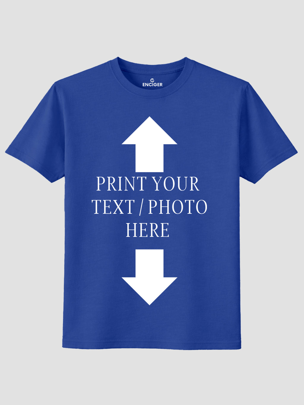 Men Custom Printed T Shirt Personalized Text & Photo Print