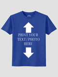 Men Custom Printed T Shirt Personalized Text & Photo Print