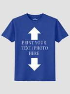 Men Custom Printed T Shirt Personalized Text & Photo Print
