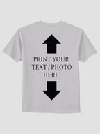 Men Custom Printed T Shirt Personalized Text & Photo Print