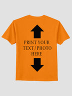 Men Custom Printed T Shirt Personalized Text & Photo Print