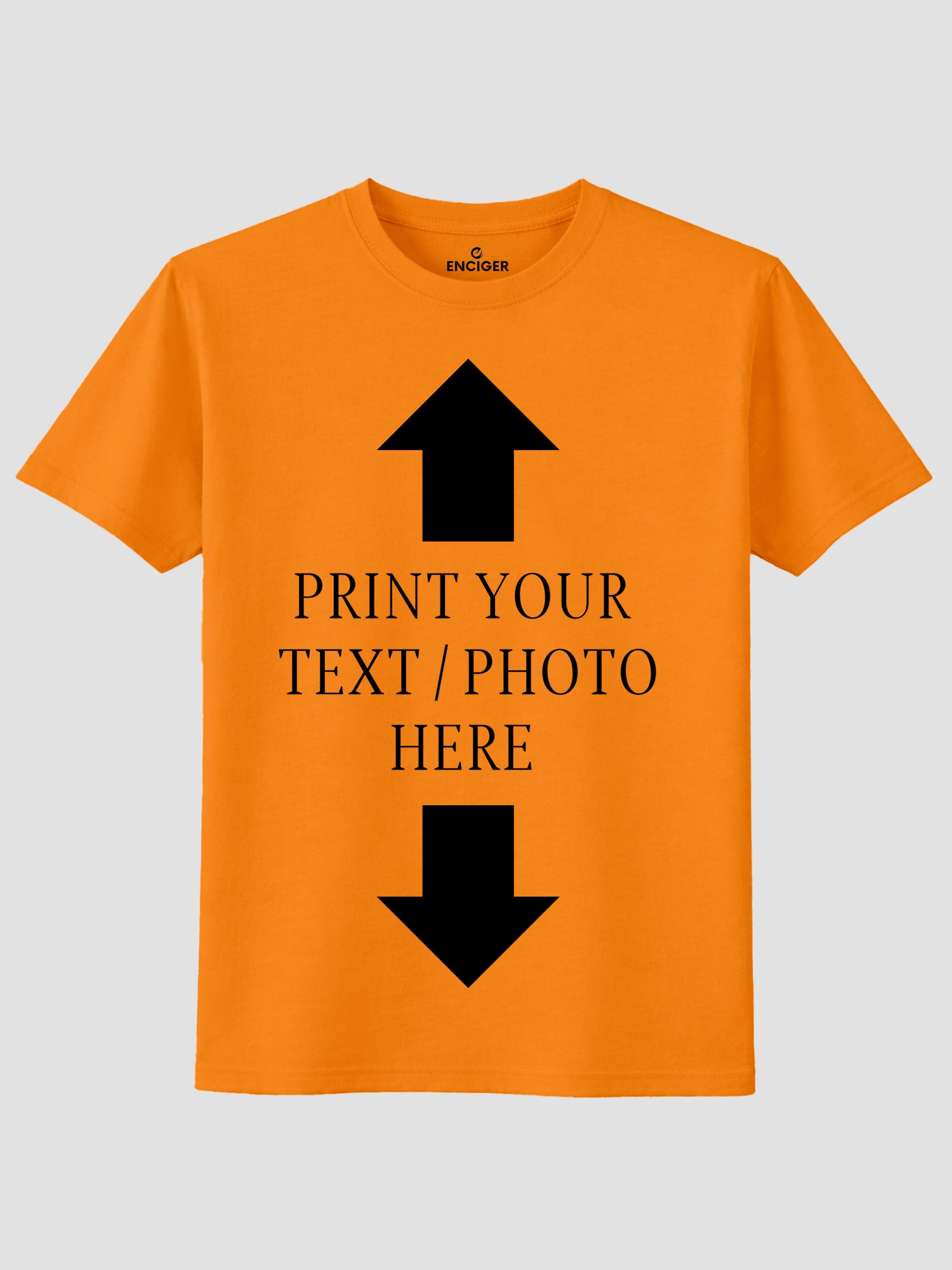 Men Custom Printed T Shirt Personalized Text & Photo Print