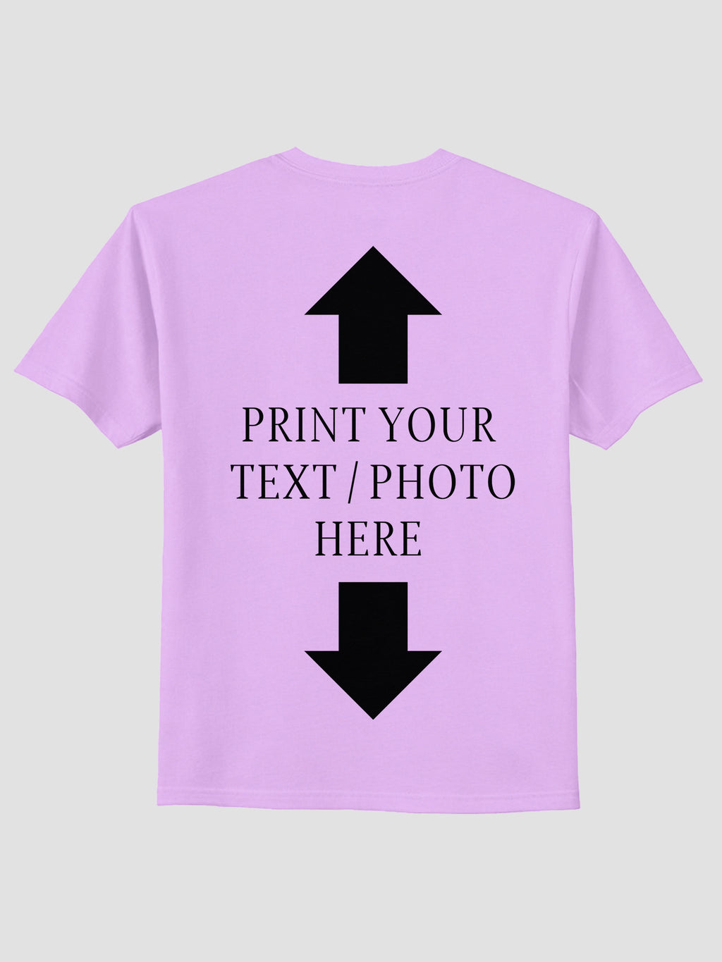 Men Custom Printed T Shirt Personalized Text & Photo Print