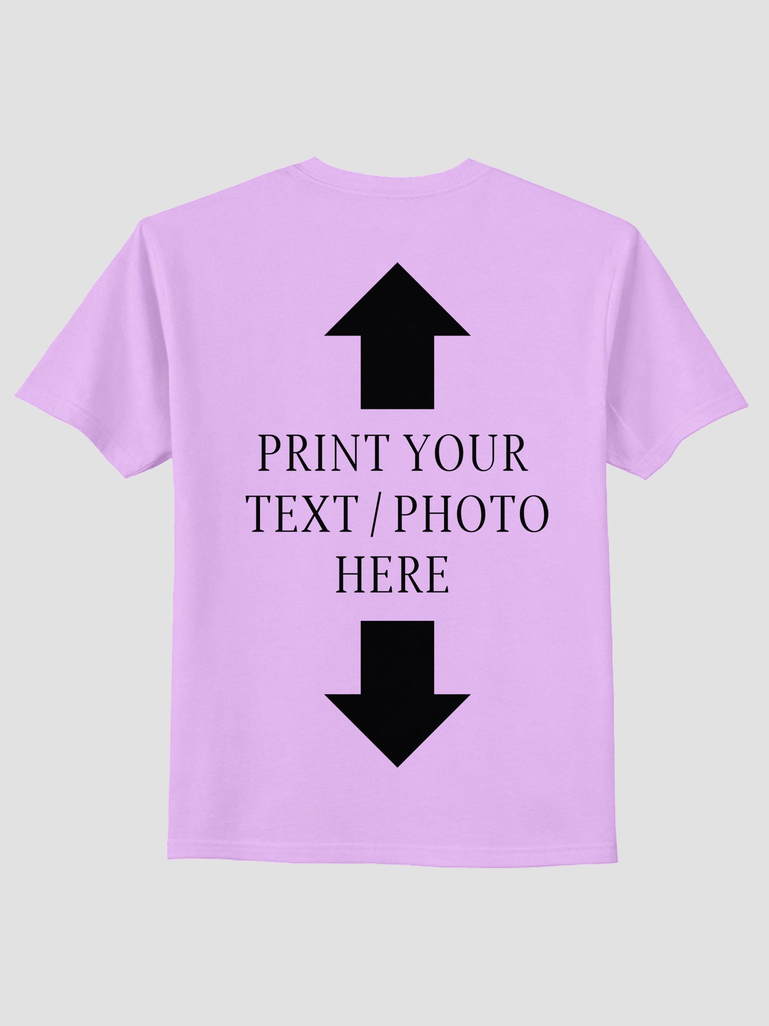 Men Custom Printed T Shirt Personalized Text & Photo Print