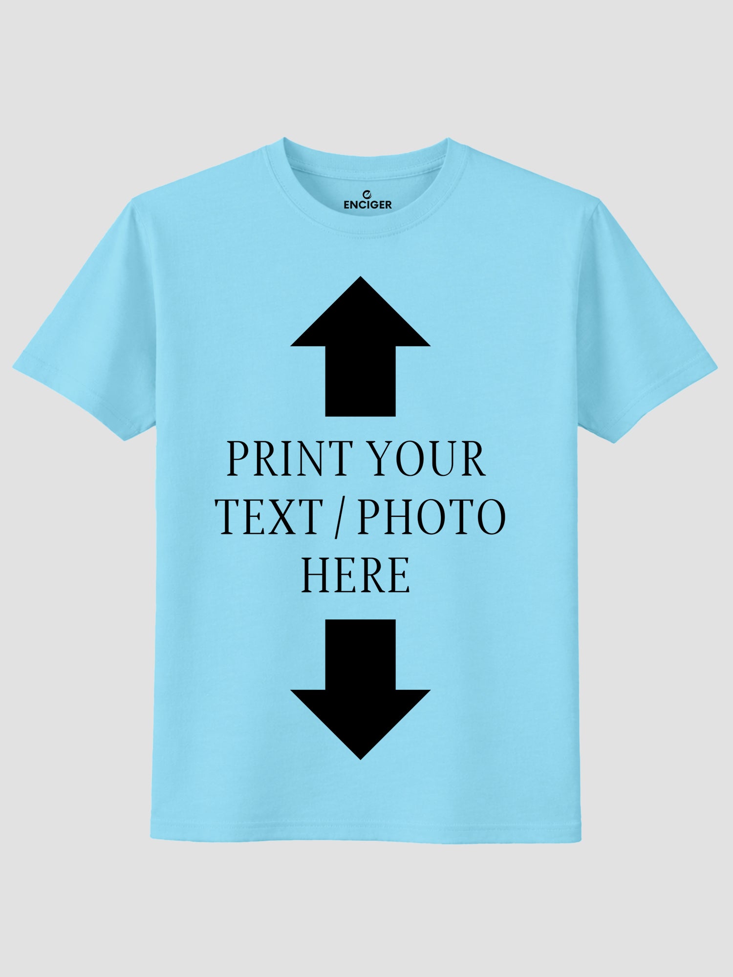 Men Custom Printed T Shirt Personalized Text & Photo Print