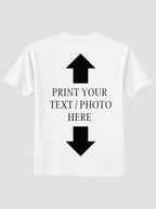 Men Custom Printed T Shirt Personalized Text & Photo Print