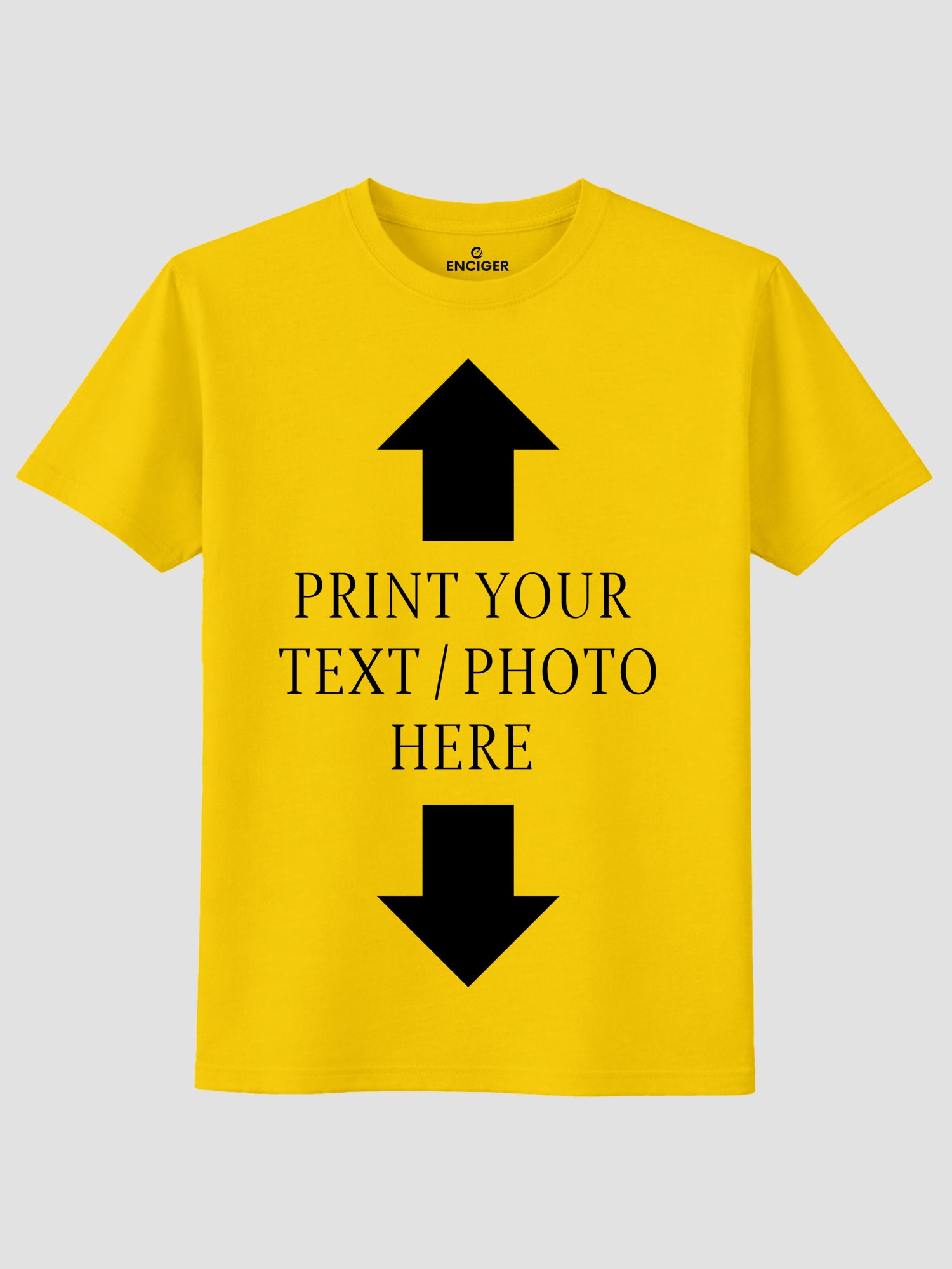 Men Custom Printed T Shirt Personalized Text & Photo Print
