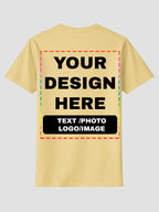 Men Custom Printed T Shirt Personalized Text Photo Logo Image