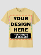 Men Custom Printed T Shirt Personalized Text Photo Logo Image